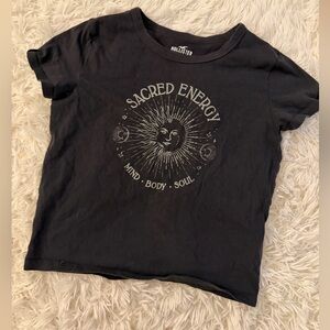 Hollister “sacred energy “ tee. Never worn